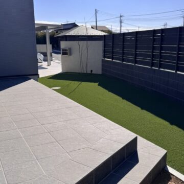 伊勢崎市の人工芝施工例