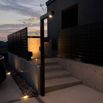 伊勢崎　群馬　外構　おしゃれ　照明